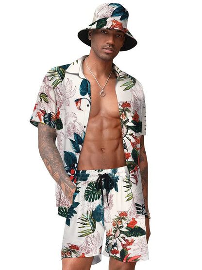 Hawaiian Beach Sets with Bucket Hat (US Only)