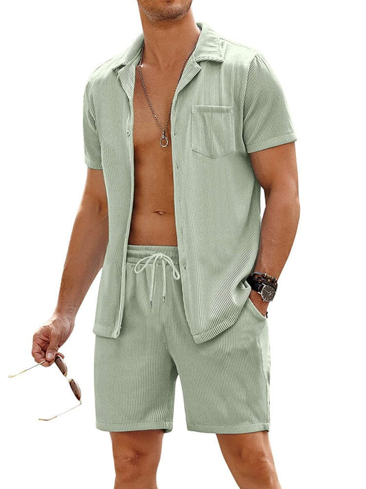 Casual 2 Pieces Beach Outfits Set (US Only)