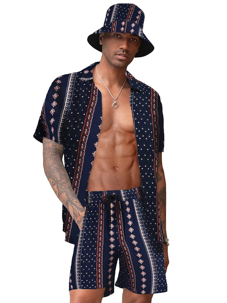 Hawaiian Beach Sets with Bucket Hat (US Only)