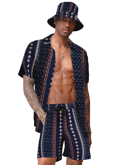 Hawaiian Beach Sets with Bucket Hat (US Only)