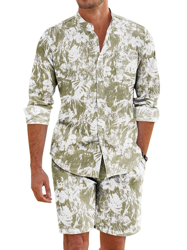 Casual 100% Cotton Graphic Shirt Sets (US Only)