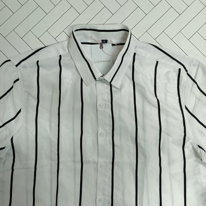 Coofandy Simple Striped Shirt