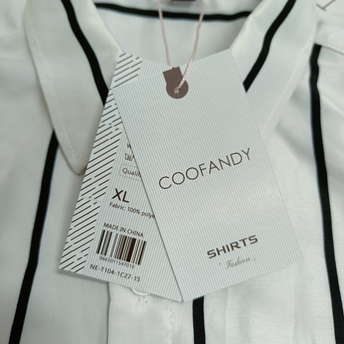 Coofandy Simple Striped Shirt