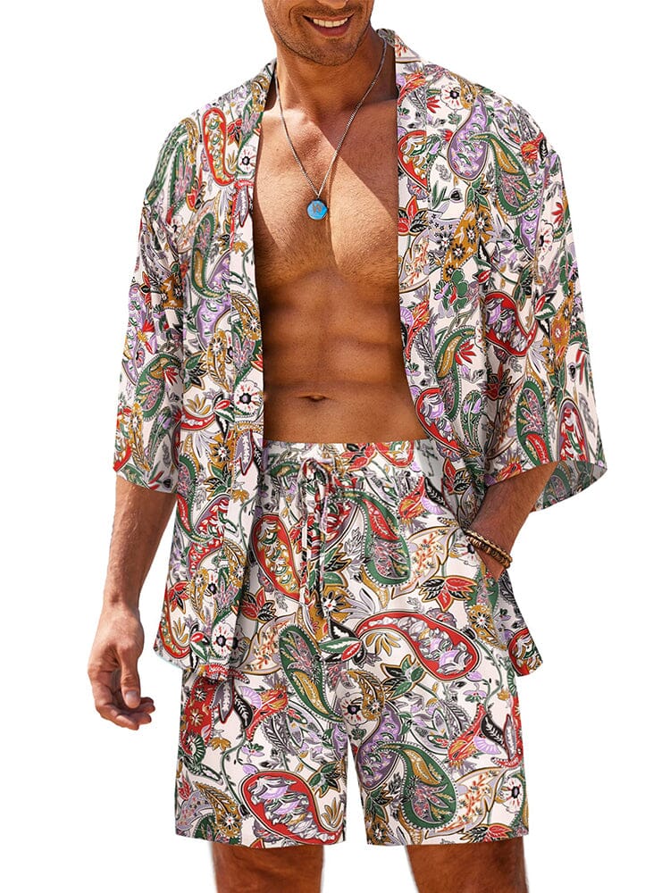 Casual Hawaiian Shirt Set (US Only)