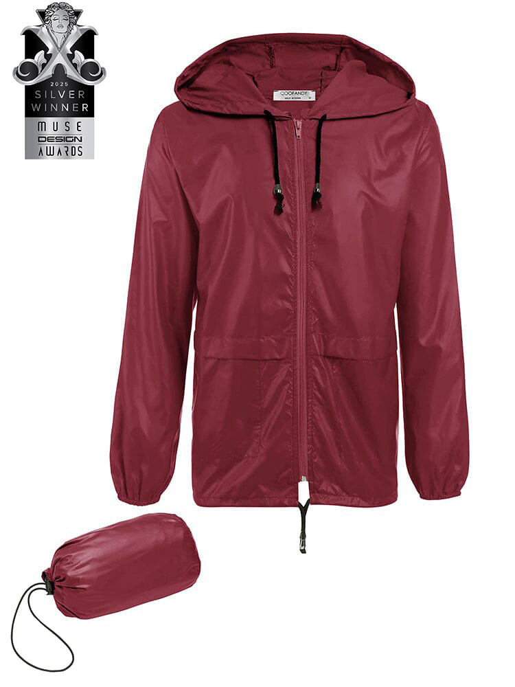 Packable Classic Cycling Outdoor Waterproof Raincoat (US Only)